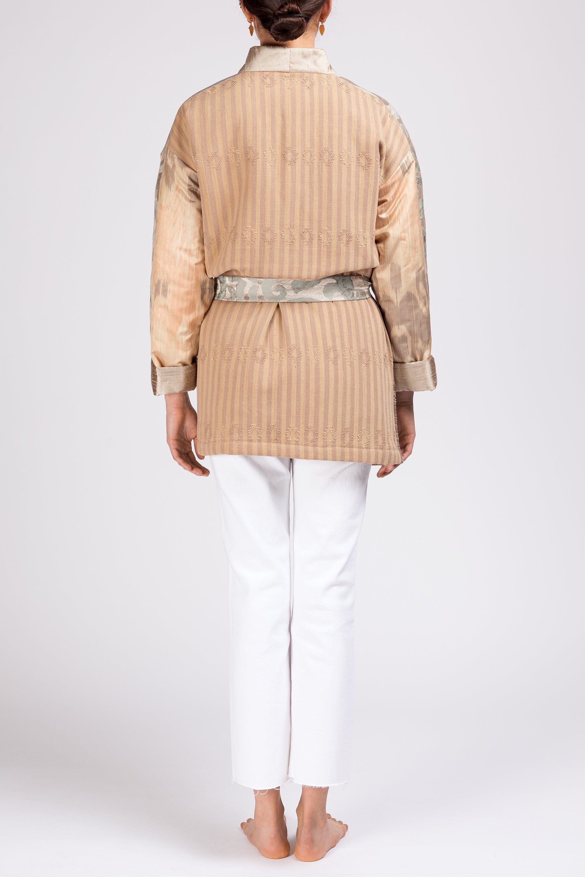 maison-mitla-handwoven-women-Jacket-kimono-silk-cotton-sand-2